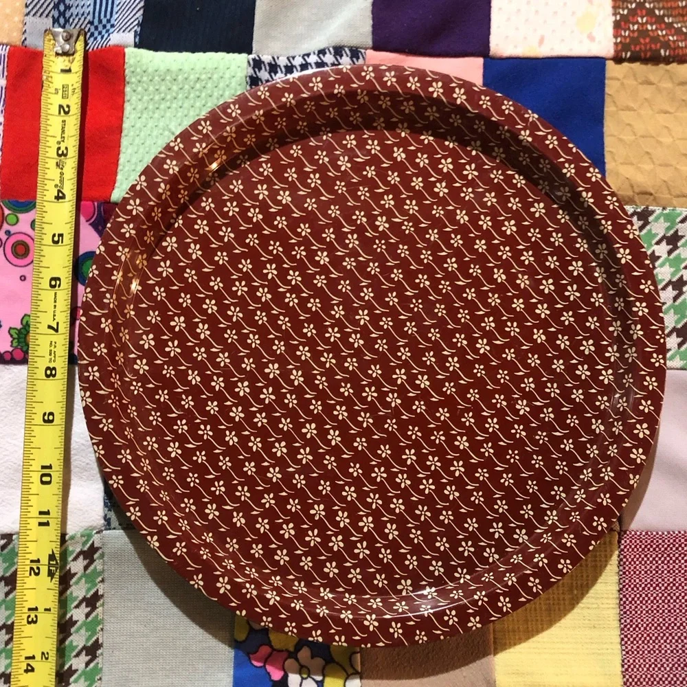 🦉VINTAGE Metal Serving Tray 🐆